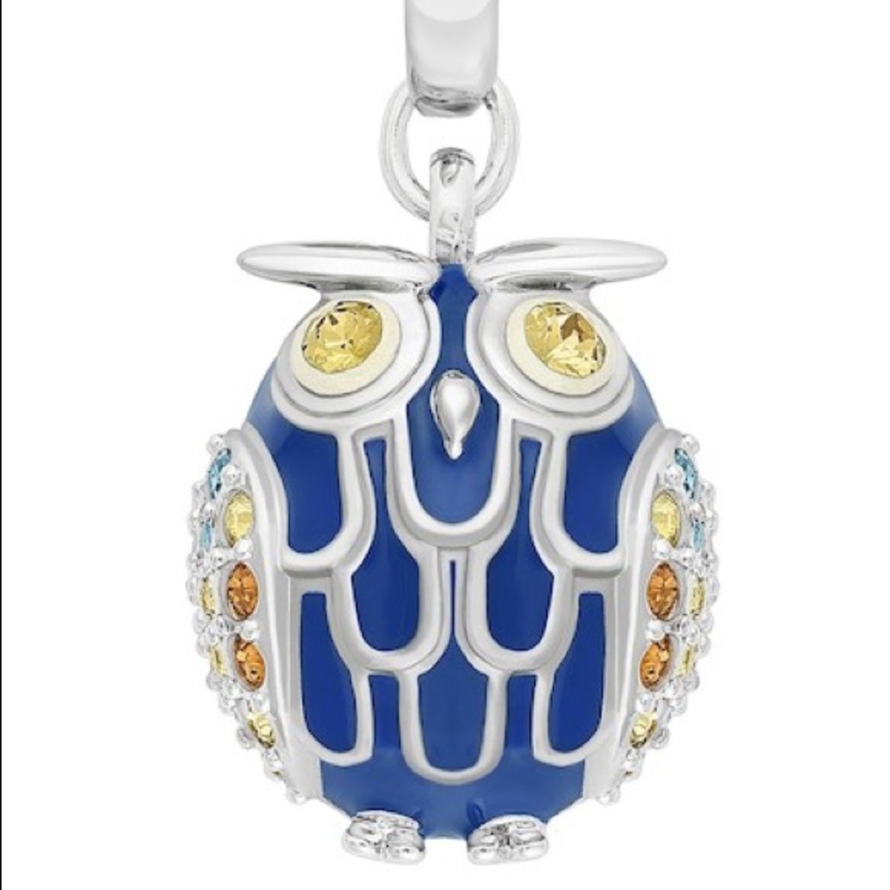 Swarovski Crystal Owl Charm